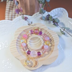 Celestial Bunny Handmade Glass Bracelet